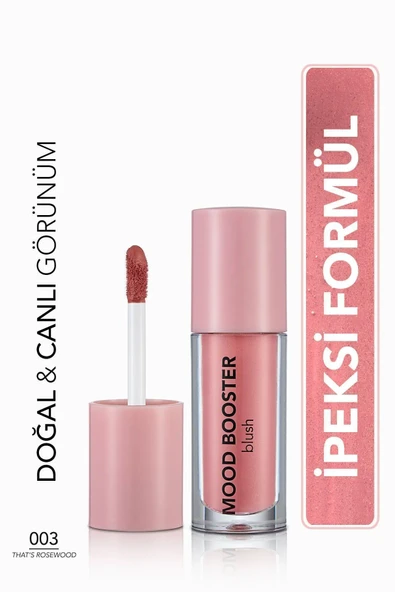 Flormar Yoğun Pigmentli Likit Allık (PEMBE) - Mood Booster Lbl. - 002 Immortal Flower - 8682536043717