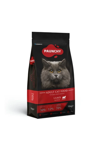 PAUNCHY KUZULU YETİŞKİN KEDİ MAMASI 15 KG