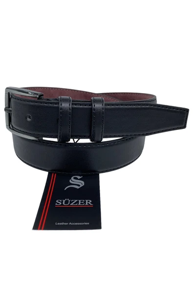 3 Cm Klasik Suni Deri Çocuk Kemeri - 2