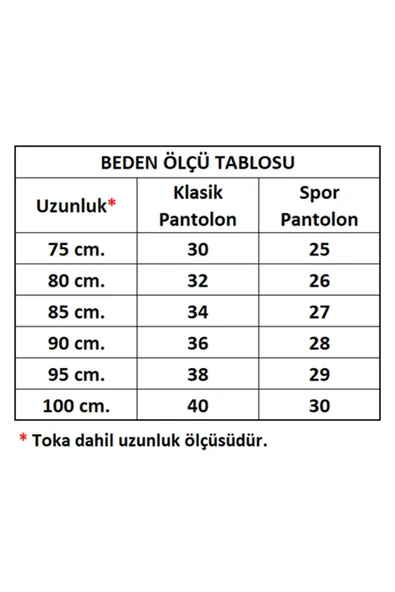 3 Cm Klasik Suni Deri Çocuk Kemeri - 7