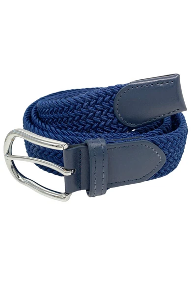 Siyah Elastik Esnek Unisex Örgü Kemer - 8500-1 - 5