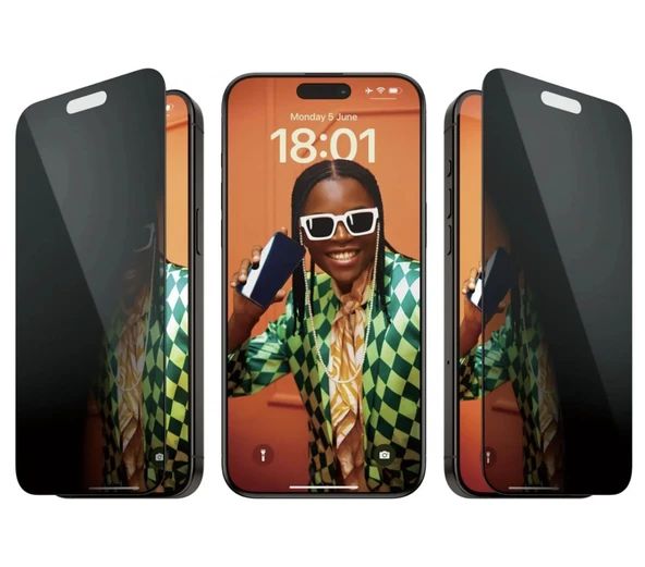 PanzerGlass iPhone 15 Pro UWF Şeffaf Cam Ekran Koruyucu - 3