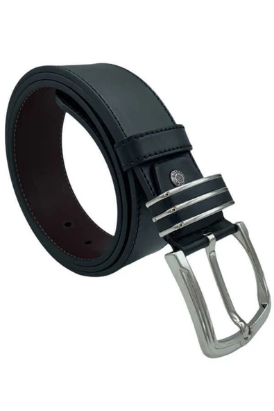 4.5 cm Spor Metal Köprülü Suni Deri Kemer Toka Köprü Takımlı