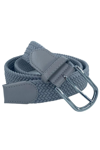 Elastik Esnek Unisex Örgü Kemer Yeşil - 2