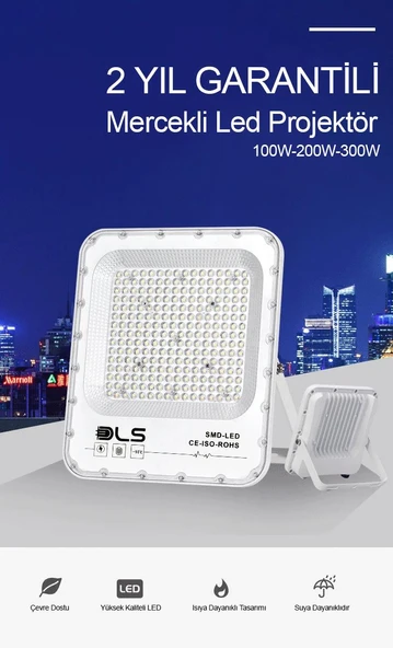 300W BM300 Projektör DLS Park Bahçe Site Çevre  Bina Tabela Dış Mekan Led Lamba - 2
