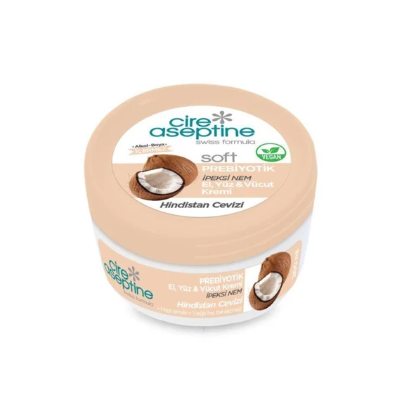 Cire Aseptine Krem 30ml Prebiyotik Hindistan Cevizi