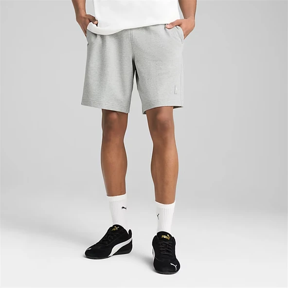 Puma ESSENTIALS ELEVATED Erkek Gri Spor Şort - 690897 04