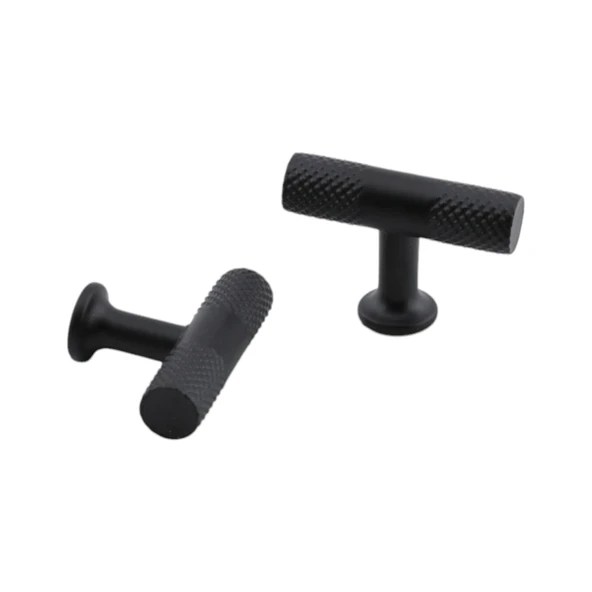Metal Kulp Düğme Çekmece Mutfak Mobilya Dolabı Dolap Kapak Kulpu Kulbu Kulpları Mat Siyah - 3