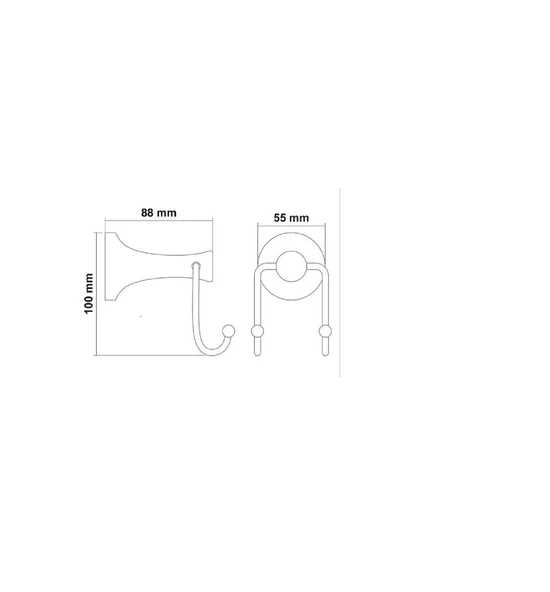 SARAY İNCİ İKİLİ BORNOZLUK (FÜME) - Resim 2