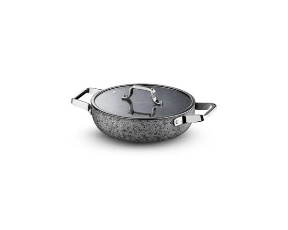 BRİONİ STONE-H ÇİZİLMEZ YANMAZ YAPIŞMAZ 22 CM SAHAN (KAPAKLI) - 2