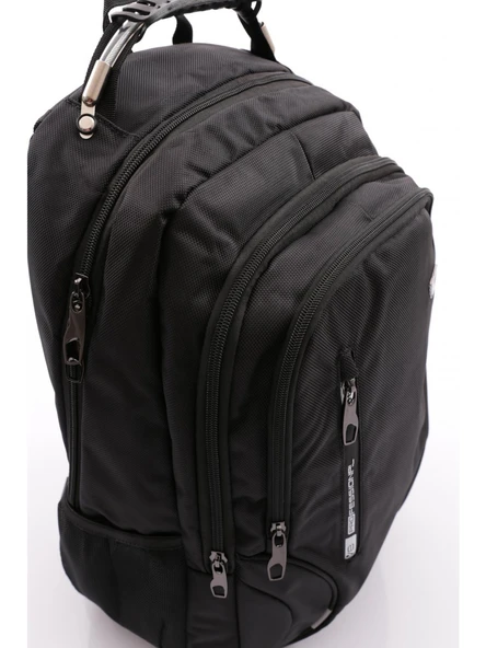 Ççs 51447 Laptop Bölmeli Siyah Sırt Çantası - 3