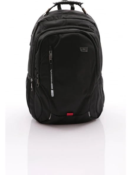 Ççs 51447 Laptop Bölmeli Siyah Sırt Çantası