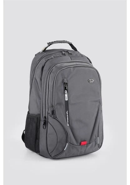 Ççs 51447 Laptop Bölmeli Gri Sırt Çantası - 2