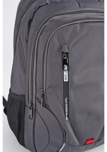 Ççs 51447 Laptop Bölmeli Gri Sırt Çantası - 3
