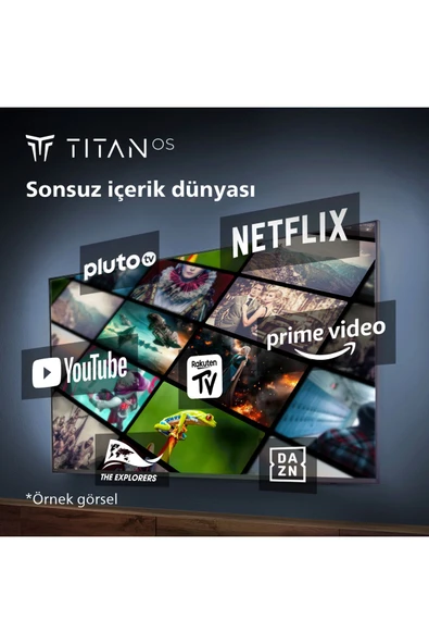Philips 50PUS7609 4K Ultra HD 50" 127 Ekran Uydu Alıcılı Smart LED TV - Resim 6