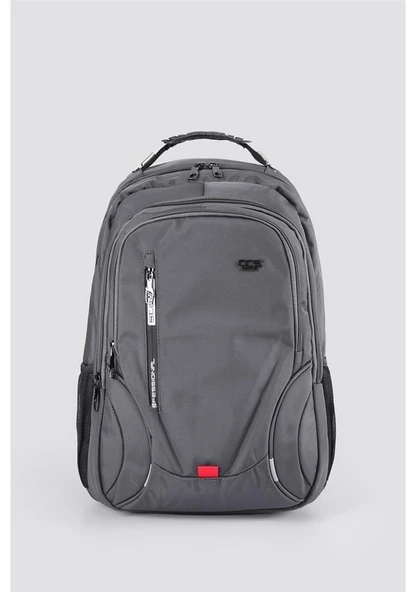 Ççs 51447 Laptop Bölmeli Gri Sırt Çantası