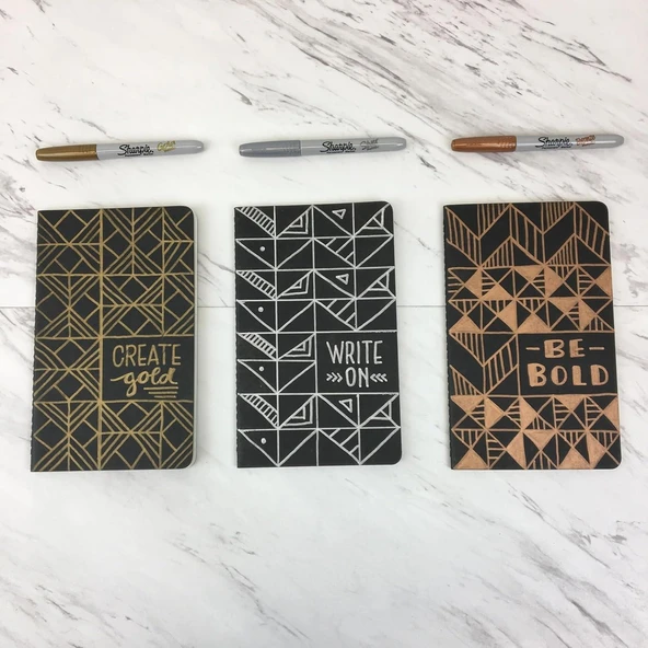 Sharpie Metalik Markör Tekli Blister Altın 1986003 - 3