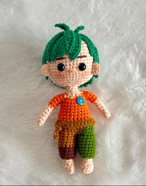 Maskot May ve Cody Amigurumi Organik Oyuncak - 3