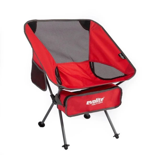 Evolite Mini Kamp Sandalyesi  Kırmızı