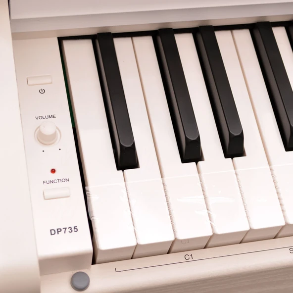 Dijital (Silent) Piyano Beyaz Dominguez DP735WH2 - 3