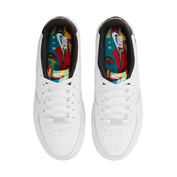 Nike Air Force 1 '07 LV8 White/University Sneaker Spor Ayakkabı DM8154-100 - 4