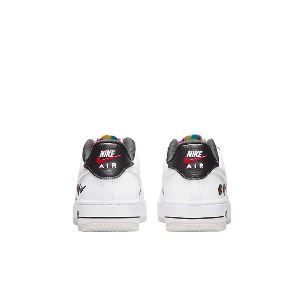 Nike Air Force 1 '07 LV8 White/University Sneaker Spor Ayakkabı DM8154-100 - 5