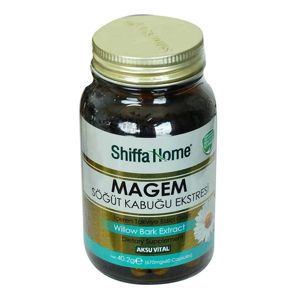 Shiffa Home Magem Söğüt Kabuğu Ekstresi 670 Mg x 60 Kapsül - 2