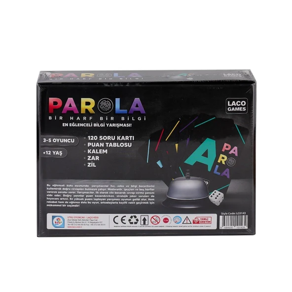 LC0143 Parola En Eğlenceli Bilgi Oyunu - 4