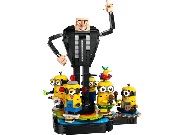 ® Despicable Me 4 Yapım Parçalarından Gru ve Minyonlar 75582 -9 Yaş ve Üzeri Çocuklar Için Yaratıcı - 2