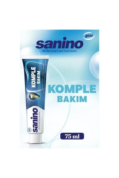 Sanino Komple Bakım Sanino Diş Macunu 1 Adet 75 Ml - Günlük Koruma YENİLENMİŞ FORMÜL - 3