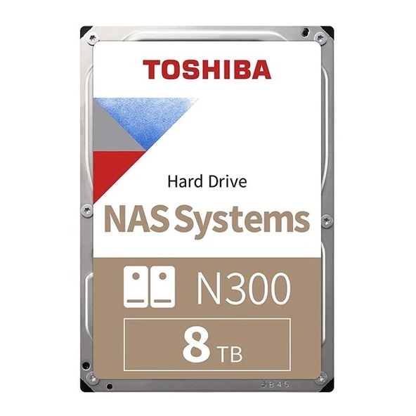 TOSHIBA N300 8TB 7200Rpm 512MB - MN10ADA800S