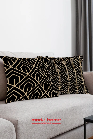 Moda Home Bedding Kırlent,Dolgulu kırlent,baskılı Kırlent,dekorasyon Kırlent(2 Adet) set4 - 4