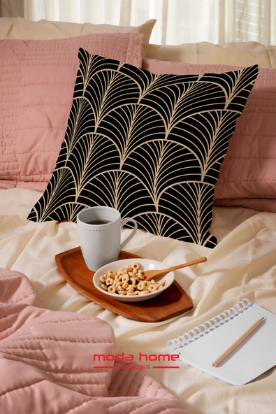 Moda Home Bedding Kırlent,Dolgulu kırlent,baskılı Kırlent,dekorasyon Kırlent(2 Adet) set4 - 6