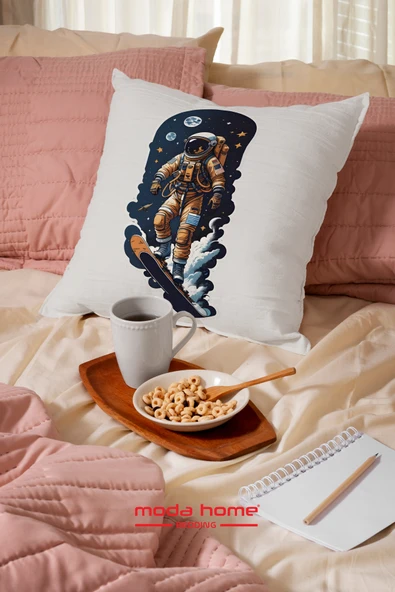 Moda Home Bedding Kırlent,Dolgulu kırlent,baskılı Kırlent,dekorasyon Kırlent(2 Adet) set1 - 5