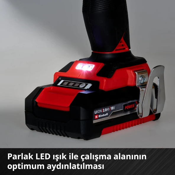 Einhell TE CD 18/50 Lİ-İ BL Darbeli Vidalama 2X2,0 Ah - 9