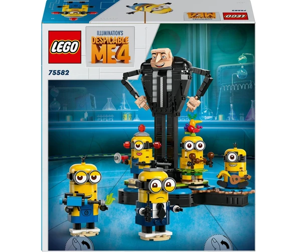 ® Despicable Me 4 Yapım Parçalarından Gru ve Minyonlar 75582 -9 Yaş ve Üzeri Çocuklar Için Yaratıcı - 4