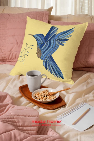 Moda Home Bedding Kırlent,Dolgulu kırlent,baskılı Kırlent,dekorasyon Kırlent(2 Adet) set5 - 6