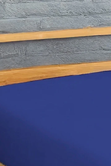 Upstyle Penye Lastikli Çarşaf Pamuklu Jersey Tek Kişilik 100x200cm Lacivert - 3