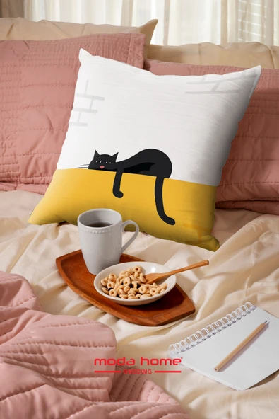 Moda Home Bedding Kırlent,Dolgulu kırlent,baskılı Kırlent,dekorasyon Kırlent(2 Adet) set7 - 6