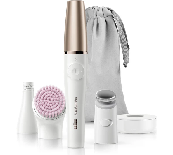 FaceSpa Pro 912 Epilatör - Evde güzellik salonu güzelliği için 3'ü 1 arada yüz epilasyonu, canlandır