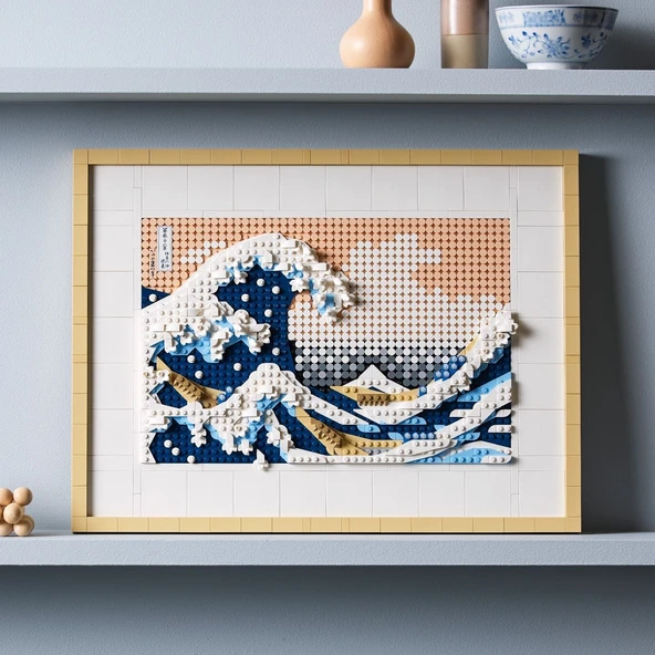 ® Art Hokusai Büyük Dalga 31208 - Sanatseverler ve Yetişkinler için Japon Tablo Yapım Seti (1810 Par - 6
