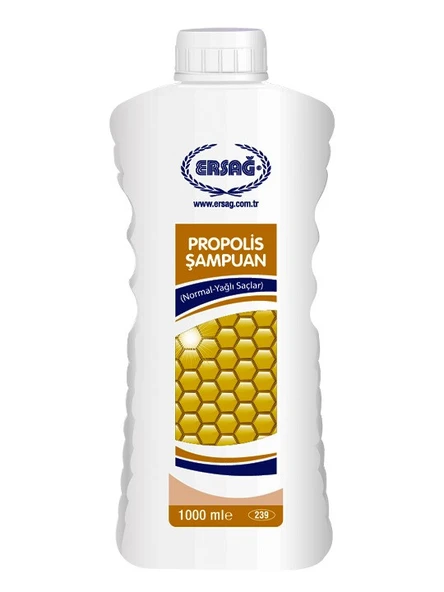 ERSAĞ PROPOLİSLİ ŞAMPUAN (NORMAL-YAĞLI SAÇLAR) 1000 ML ürün görseli