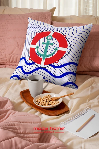 Moda Home Bedding Kırlent,Dolgulu kırlent,baskılı Kırlent,dekorasyon Kırlent(2 Adet) set14 - 6