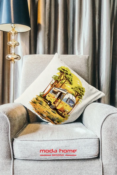 Moda Home Bedding Kırlent,Dolgulu kırlent,baskılı Kırlent,dekorasyon Kırlent(2 Adet) set13 - 5
