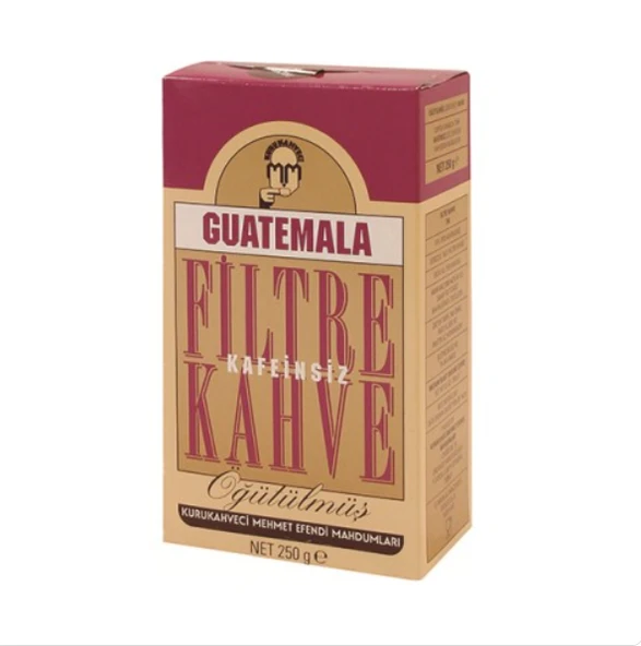 FİLTRE KAHVE KAFEİNSİZ MEHMET EFENDİ GUATEMALA