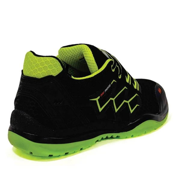 Mekap S1 Mikrofiber DeriAlüminyum Burun İş Ayakkabısı Siyah - 3