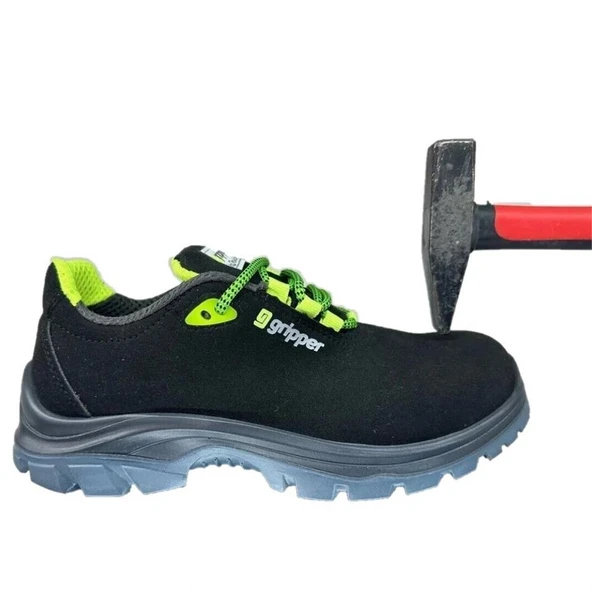 Mekap Gripper Amur S3 Kompozit Burun İş Ayakkabısı Siyah