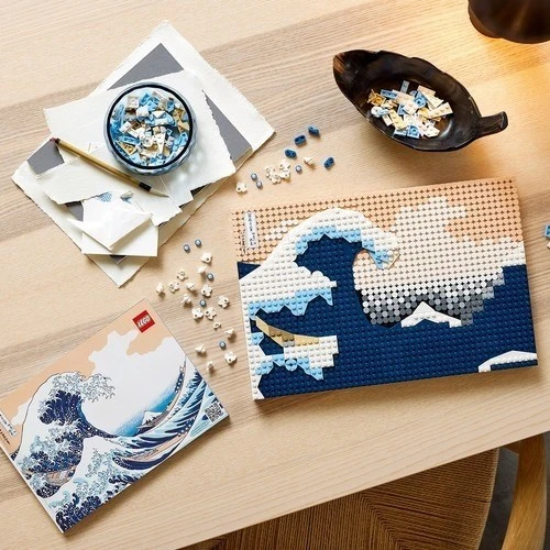 ® Art Hokusai Büyük Dalga 31208 - Sanatseverler ve Yetişkinler için Japon Tablo Yapım Seti (1810 Par - 5