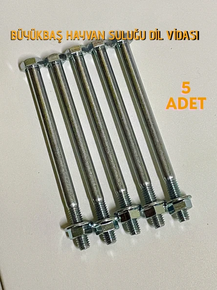 büyükbaş hayvan suluğu Dil Vidası - 3