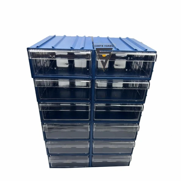 Sembol 101 Plastik Çekmeceli Kutu 122X85x41mm 60 Adet - 4